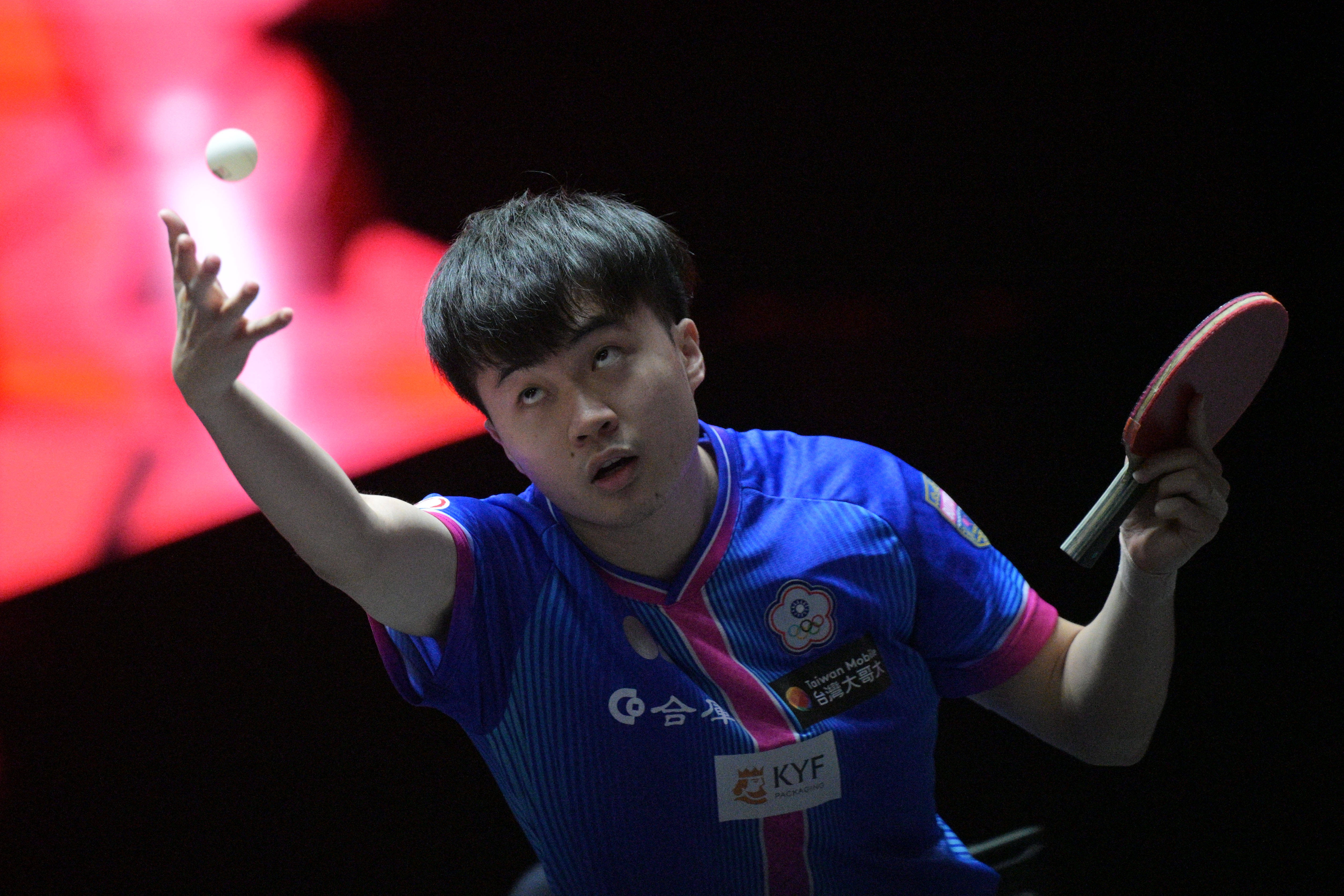 （体育）乒乓球——WTT新加坡大满贯：林昀儒晋级男单决赛